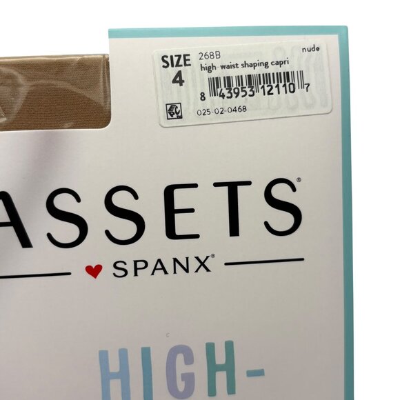 Assets By Spanx High-Waist Shaping Capri Size 4 Nude - Picture 2 of 3